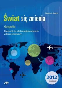 Okładka książki Świat się zmienia Geografia Podręcznik Zakres podstawowy