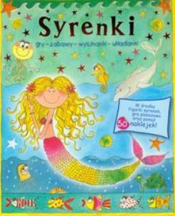 Okładka książki Syrenki Gry Zabawy Wycinanki Układanki