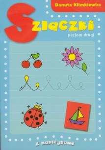 Okładka książki Szlaczki. Poziom drugi z naklejkami