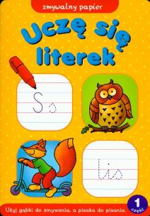 Okładka książki Uczę się literek 1