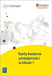 Okładka książki Wesoła szkoła i przyjaciele 1 karty bad. um. WSiP