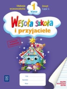 Okładka książki Wesoła szkoła i przyjaciele 1/2 zeszyt w.2011 WSiP