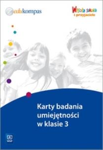Okładka książki Wesoła szkoła i przyjaciele 3 karty bad. um. WSiP