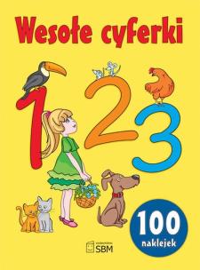 Okładka książki Wesołe cyferki 1 2 3 SBM