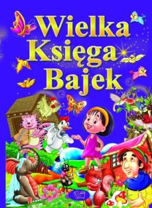 Okładka książki Wielka księga bajek  fioletowa Arti
