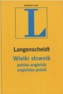Okładka książki Wielki słownik pol-ang-pol twarda ''L