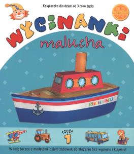 Okładka książki Wycinanki malucha część 1