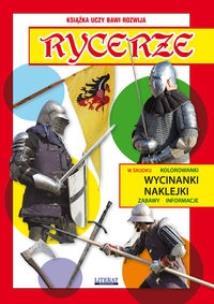Okładka książki Wycinanki, naklejki - Rycerze