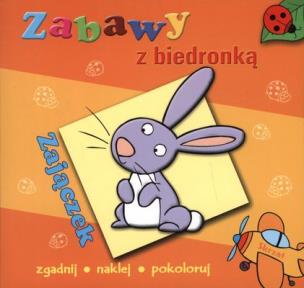Okładka książki Zabawy z biedronką - Zajączek