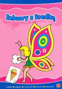Okładka książki Zabawy z kredką 3