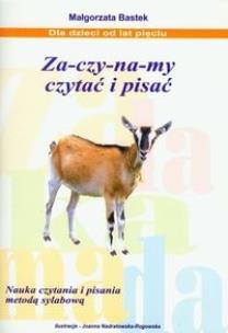 Okładka książki Za-czy-na-my czytać i pisać.
