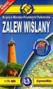 Okładka książki Zalew Wiślany mapa turystyczna 1:75 000
