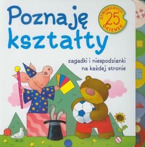 Okładka książki 25 okienek. Poznaję kształty