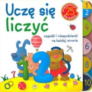 Okładka książki 25 okienek. Uczę się liczyć