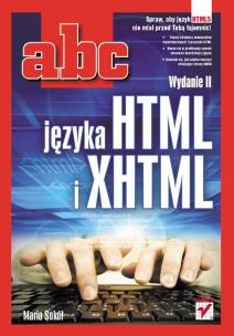 Okładka książki ABC języka HTML i XHTML. Wydanie II