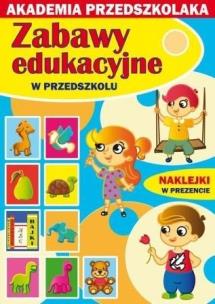 Okładka książki Akademia przedszk. Zabawy edukacyjne w przedszk.