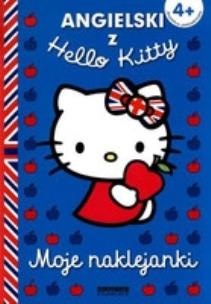Okładka książki Angielski z Hello Kitty. Moje naklejanki 4+