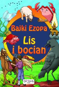 Okładka książki Bajki Ezopa. Lis i Bocian
