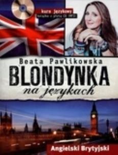 Okładka książki Blondynka na językach Kurs językowy z płytą CD