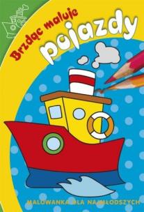 Okładka książki Brzdąc maluje - pojazdy