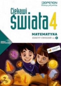 Okładka książki Ciekawi świata Matematyka 4 Zeszyt ćwiczeń część 1
