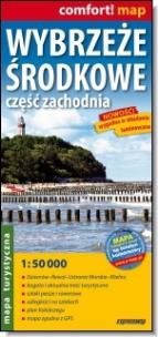Okładka książki Comfort!map Wybrzeże Środkowe Część zach. 1:50000