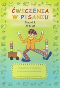 Okładka książki Ćwiczenia w pisaniu 5-6 lat zeszyt 2