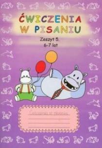 Okładka książki Ćwiczenia w pisaniu 5-6 lat zeszyt 5