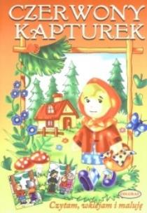 Okładka książki Czytam, wklejam i maluję - Czerwony Kapturek