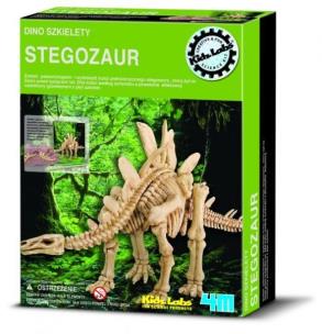Okładka książki Dino szkielety Stegosaurus