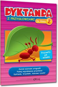 Okładka książki Dyktanda z przysłowiami do klasy 2 GREG