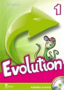 Okładka książki Evolution 1 SB + CD MACMILLAN