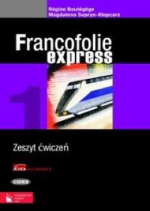 Okładka książki Francofolie express 1 WB NPP w.2012 PWN