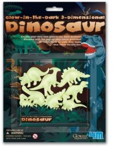Okładka książki Glow in the dark - Dinozaury 3D 4M