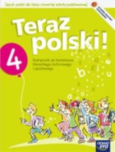 Okładka książki J. Polski SP 4 Teraz polski! Podr. NPP w.2012 NE