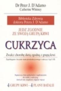 Okładka książki Jedz zgodnie ze swoją grupą krwi. Cukrzyca