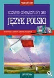 Okładka książki Język polski Vademecum Egzamin gimnazjalny 2013
