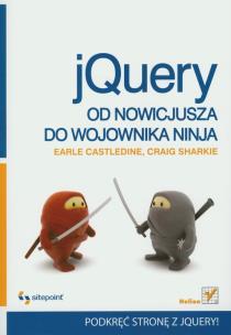 Okładka książki jQuery. Od nowicjusza do wojownika ninja