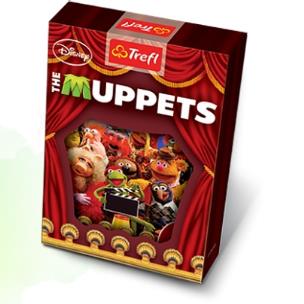 Okładka książki Karty - Muppety Retro TREFL