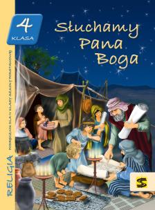 Okładka książki Katechizm SP 4 Słuchamy Pana Boga podr ŚBM