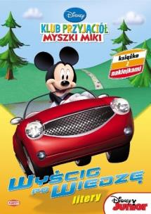 Okładka książki Klub Przyjaciół Myszki Miki Wyścig po wiedzę Litery