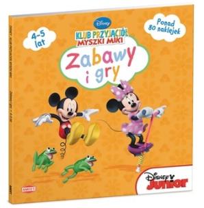 Okładka książki Klub Przyjaciół Myszki Miki - Zabawy i gry