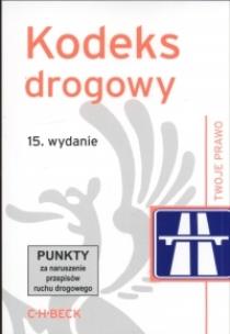 Okładka książki Kodeks drogowy wyd.15