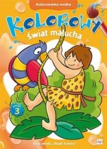 Okładka książki Kolorowanka wodna Kolorowy świat malucha zeszyt 3