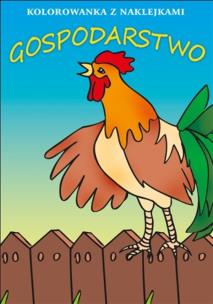 Okładka książki Kolorowanka z naklejkami - Gospodarstwo Damidos