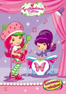 Okładka książki Kolorowanka z naklejkami - Truskawkowe ciastko 2