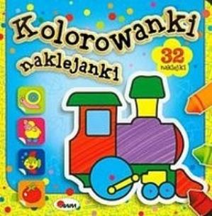 Okładka książki Kolorowanki, naklejanki. 32 naklejki