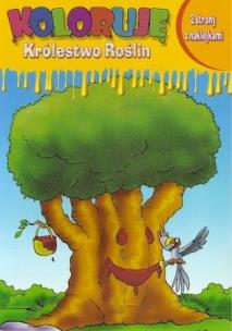 Okładka książki Koloruję Królestwo Roślin - Drzewo
