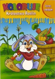 Okładka książki Koloruję Królestwo Roślin - Królik