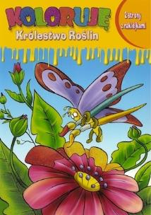 Okładka książki Koloruję Królestwo Roślin - Motyl